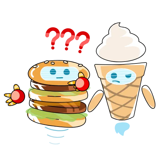 🤔 Стикер «МакДрузья» для Telegram