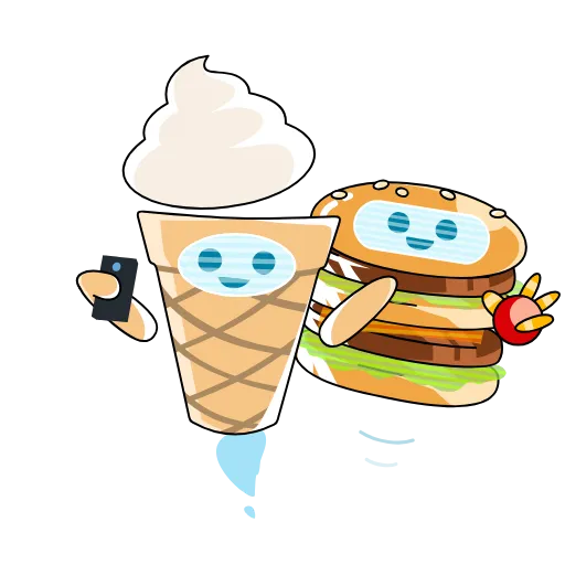 🤳 Стикер «МакДрузья» для Telegram