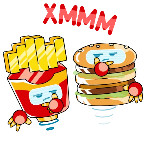 🤔 Стикер «МакДрузья» для Telegram