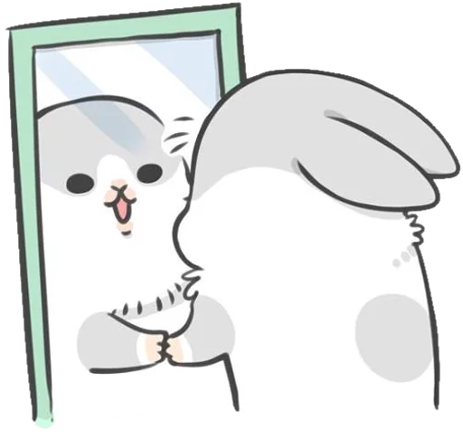 🖼 Стикер «Machiko Rabbit» для Telegram