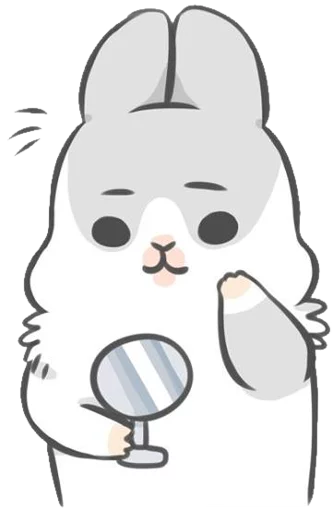 🖼 Стикер «Machiko Rabbit» для Telegram