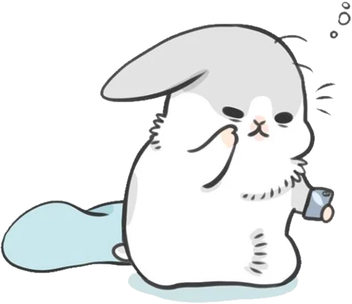 😞 Стикер «Machiko Rabbit» для Telegram