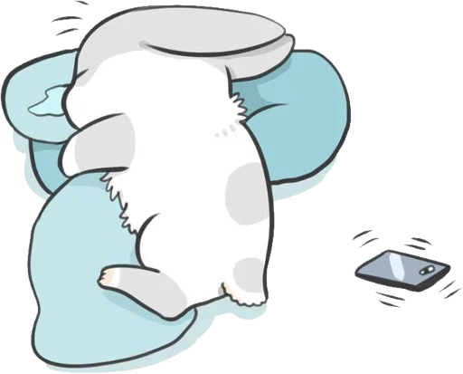 😪 Стикер «Machiko Rabbit» для Telegram