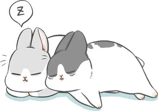 😪 Стикер «Machiko Rabbit» для Telegram