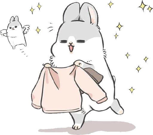 ☺️ Стикер «Machiko Rabbit» для Telegram