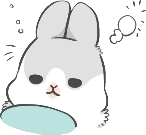 😌 Стикер «Machiko Rabbit» для Telegram