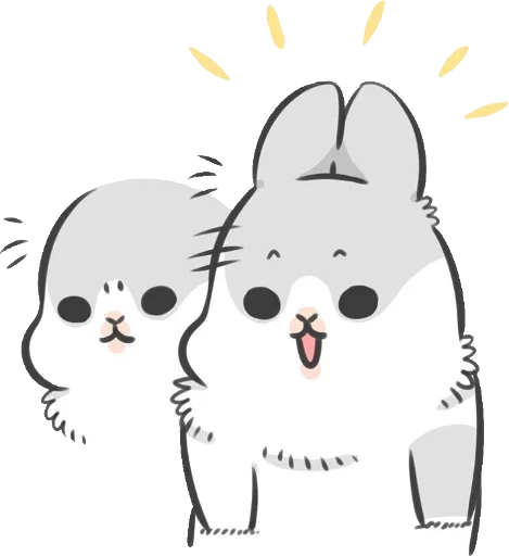 😀 Стикер «Machiko Rabbit» для Telegram