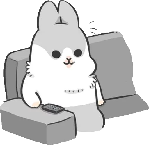 🙂 Стикер «Machiko Rabbit» для Telegram