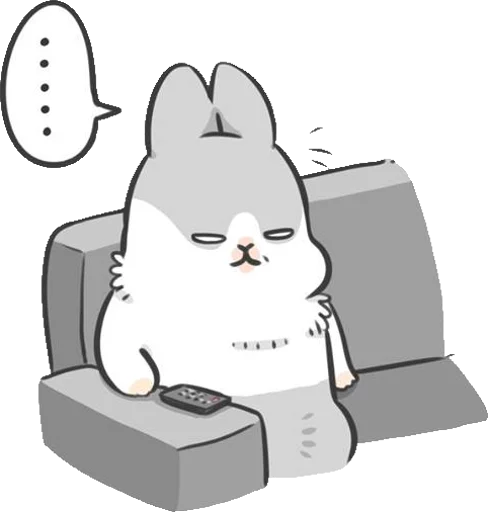 😑 Стикер «Machiko Rabbit» для Telegram