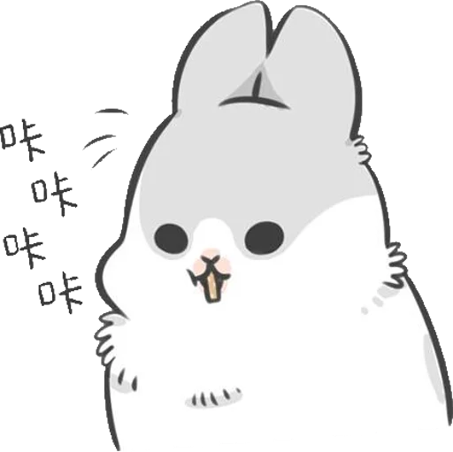 😍 Стикер «Machiko Rabbit» для Telegram