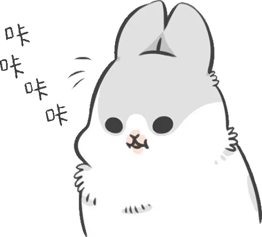 😍 Стикер «Machiko Rabbit» для Telegram