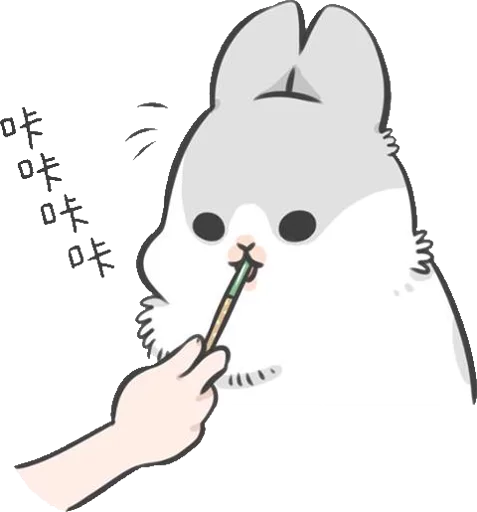 🤒 Стикер «Machiko Rabbit» для Telegram