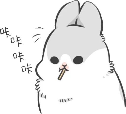 🤒 Стикер «Machiko Rabbit» для Telegram