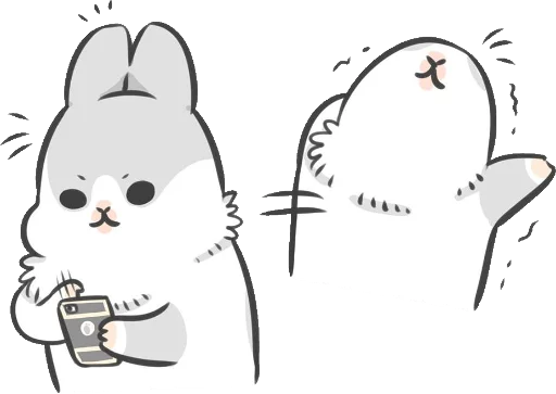 😊 Стикер «Machiko Rabbit» для Telegram