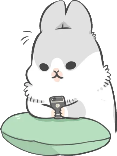 😕 Стикер «Machiko Rabbit» для Telegram