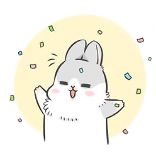 Стикерпак Machiko Rabbit для Telegram