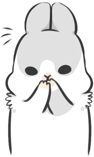 😷 Стикер «Machiko Rabbit» для Telegram