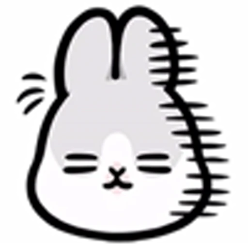 🫥 Эмодзи «Machiko Rabbit Emoji» для Telegram