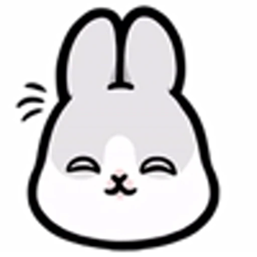 😊 Эмодзи «Machiko Rabbit Emoji» для Telegram