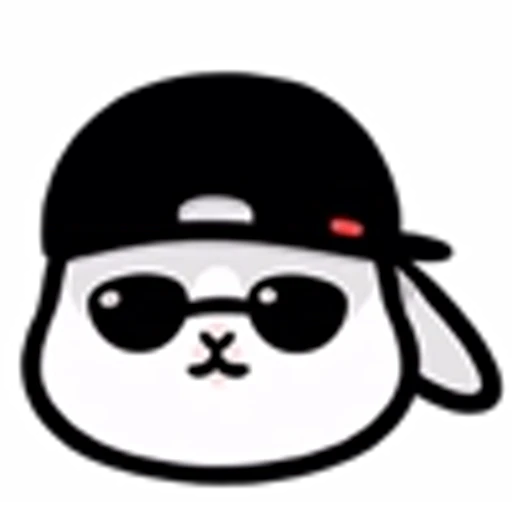 😎 Эмодзи «Machiko Rabbit Emoji» для Telegram