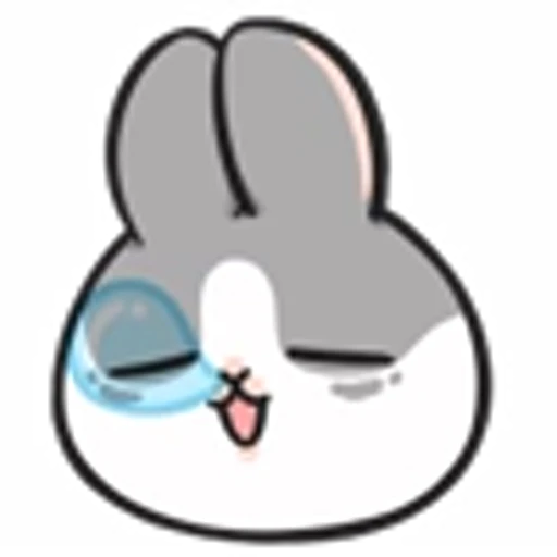😴 Эмодзи «Machiko Rabbit Emoji» для Telegram