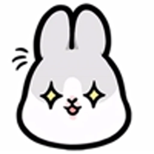 🤩 Эмодзи «Machiko Rabbit Emoji» для Telegram