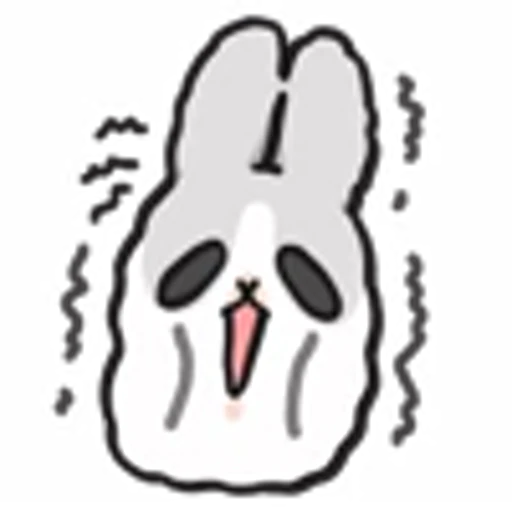 😱 Эмодзи «Machiko Rabbit Emoji» для Telegram