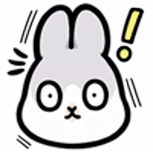 😳 Эмодзи «Machiko Rabbit Emoji» для Telegram