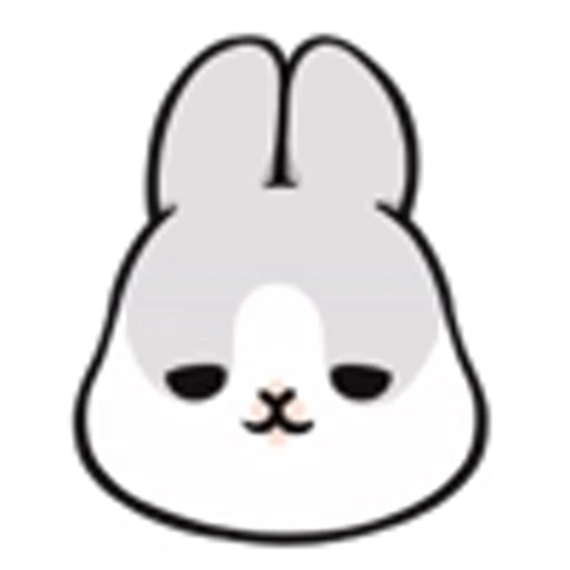 Стикерпак Machiko Rabbit Emoji для Telegram