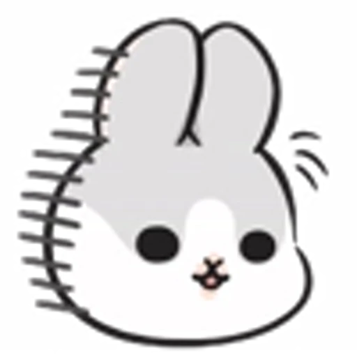 🫥 Эмодзи «Machiko Rabbit Emoji» для Telegram