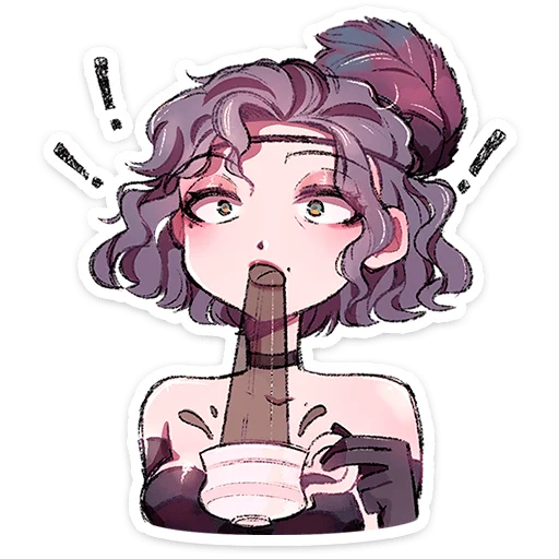 ⭐ Стикер «Мадам Ринэль» для Telegram