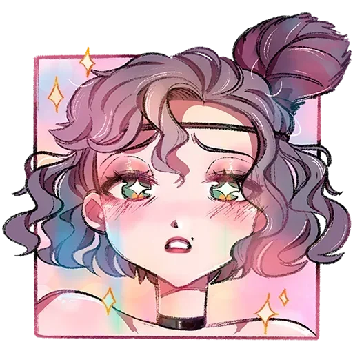 🥰 Стикер «Мадам Ринэль Без Текста» для Telegram