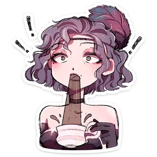 😱 Стикер «Мадам Ринэль» для Telegram