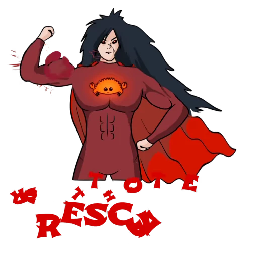 🦀 Стикер «Madara Uchiha Мадара Учиха» для Telegram