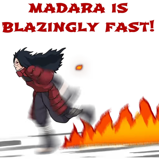 ⚡️ Стикер «Madara Uchiha Мадара Учиха» для Telegram