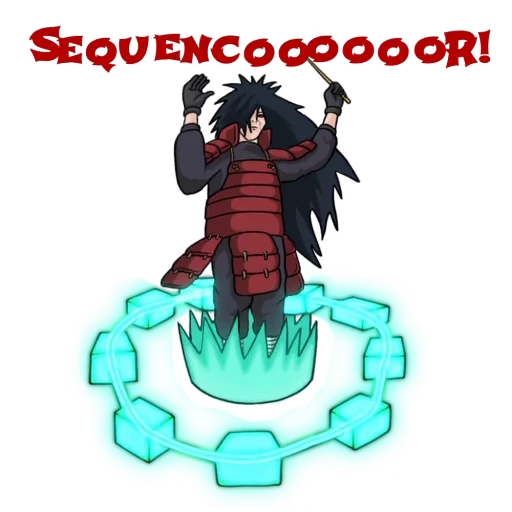😎 Стикер «Madara Uchiha Мадара Учиха» для Telegram