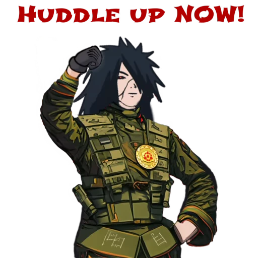 🪖 Стикер «Madara Uchiha Мадара Учиха» для Telegram