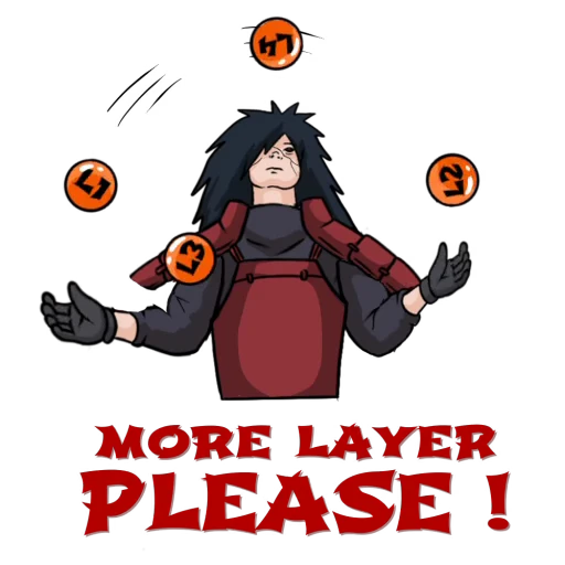 💪️ Стикер «Madara Uchiha Мадара Учиха» для Telegram
