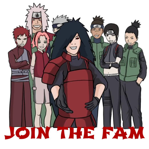 ♥️ Стикер «Madara Uchiha Мадара Учиха» для Telegram