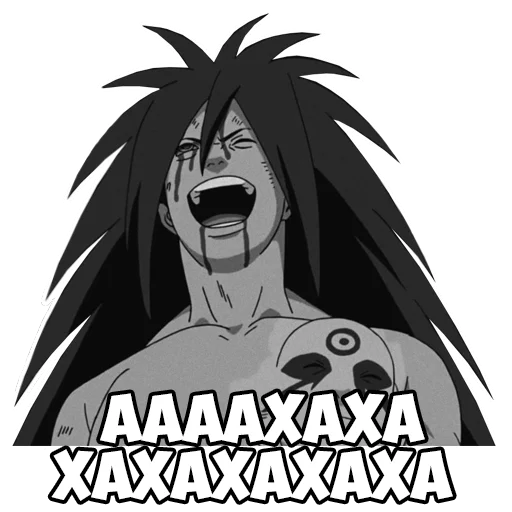 😆 Стикер «Uchiha Madara» для Telegram