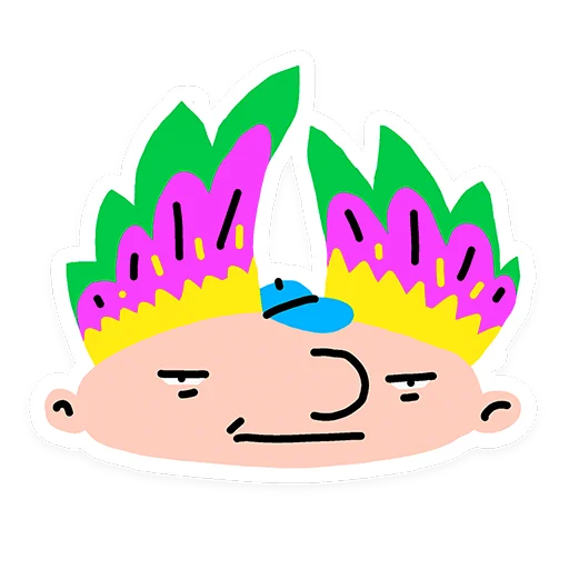 👿 Стикер «Mad Cartuns» для Telegram
