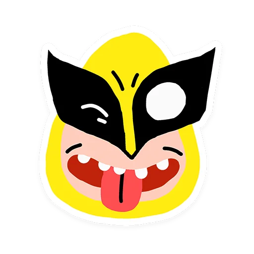 Стикерпак Mad Cartuns для Telegram