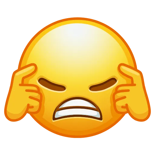 🤔 Стикер «Mad Emoji» для Telegram