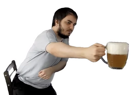 🍺 Стикер «Мэддисон» для Telegram