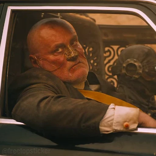 😐 Стикер «Mad Max» для Telegram