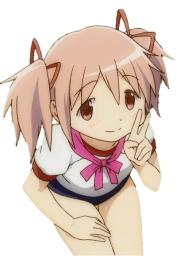 ✌️ Стикер «Madoka Magica» для Telegram