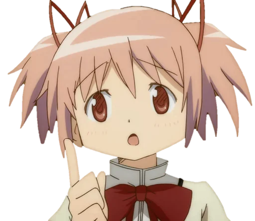 ☝️ Стикер «Madoka Magica» для Telegram