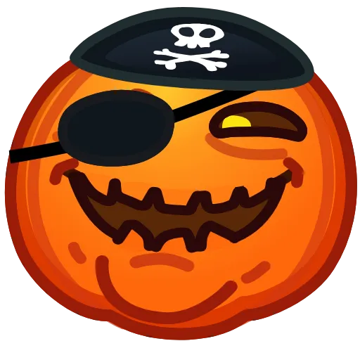 🙂 Эмодзи «Mad Pumpkin» для Telegram