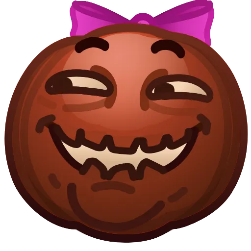 🙂 Эмодзи «Mad Pumpkin» для Telegram