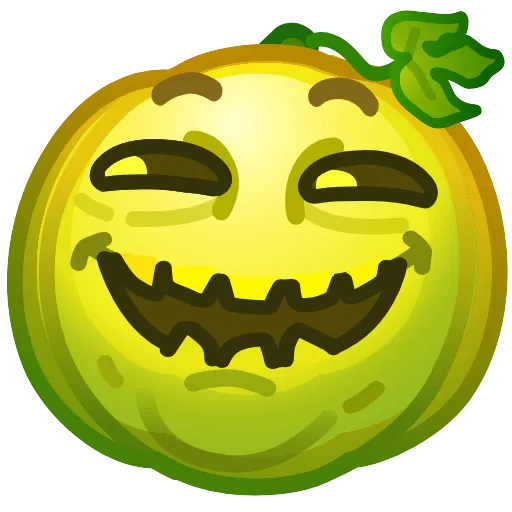 🙂 Эмодзи «Mad Pumpkin» для Telegram